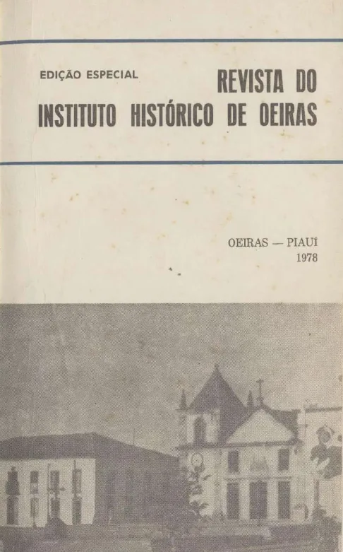 Capa de Revista do Instituto Histórico de Oeiras nº 01